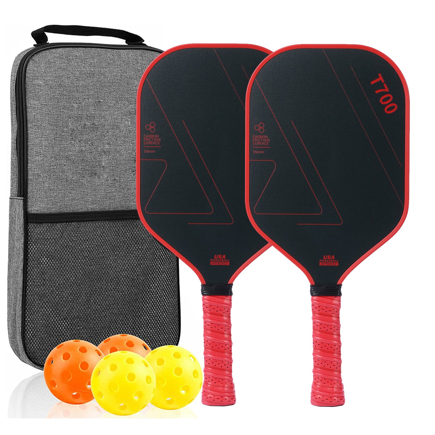 T700 Cloth Pattern Frosted Carbon Fiber Racket
