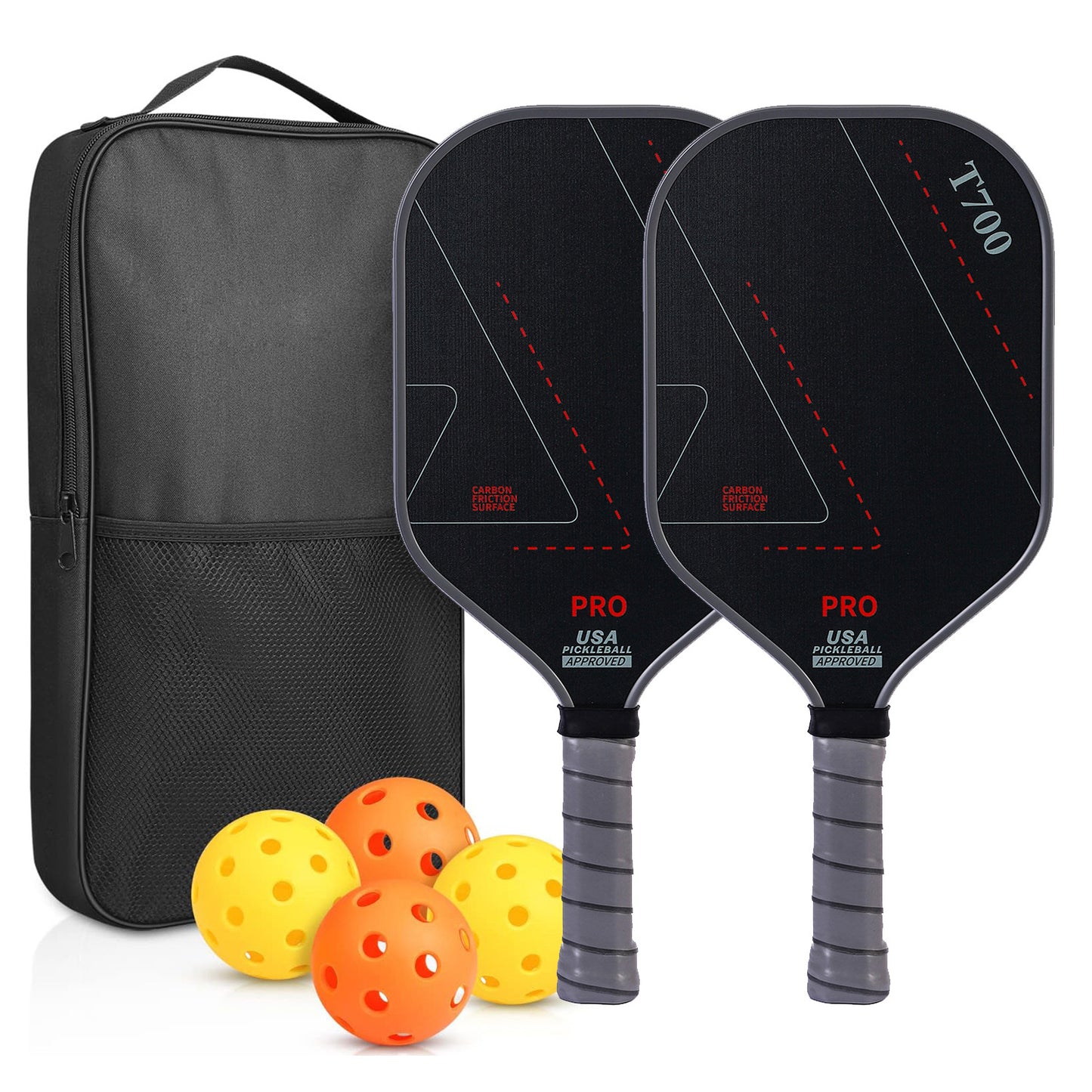 T700 Cloth Pattern Frosted Carbon Fiber Racket