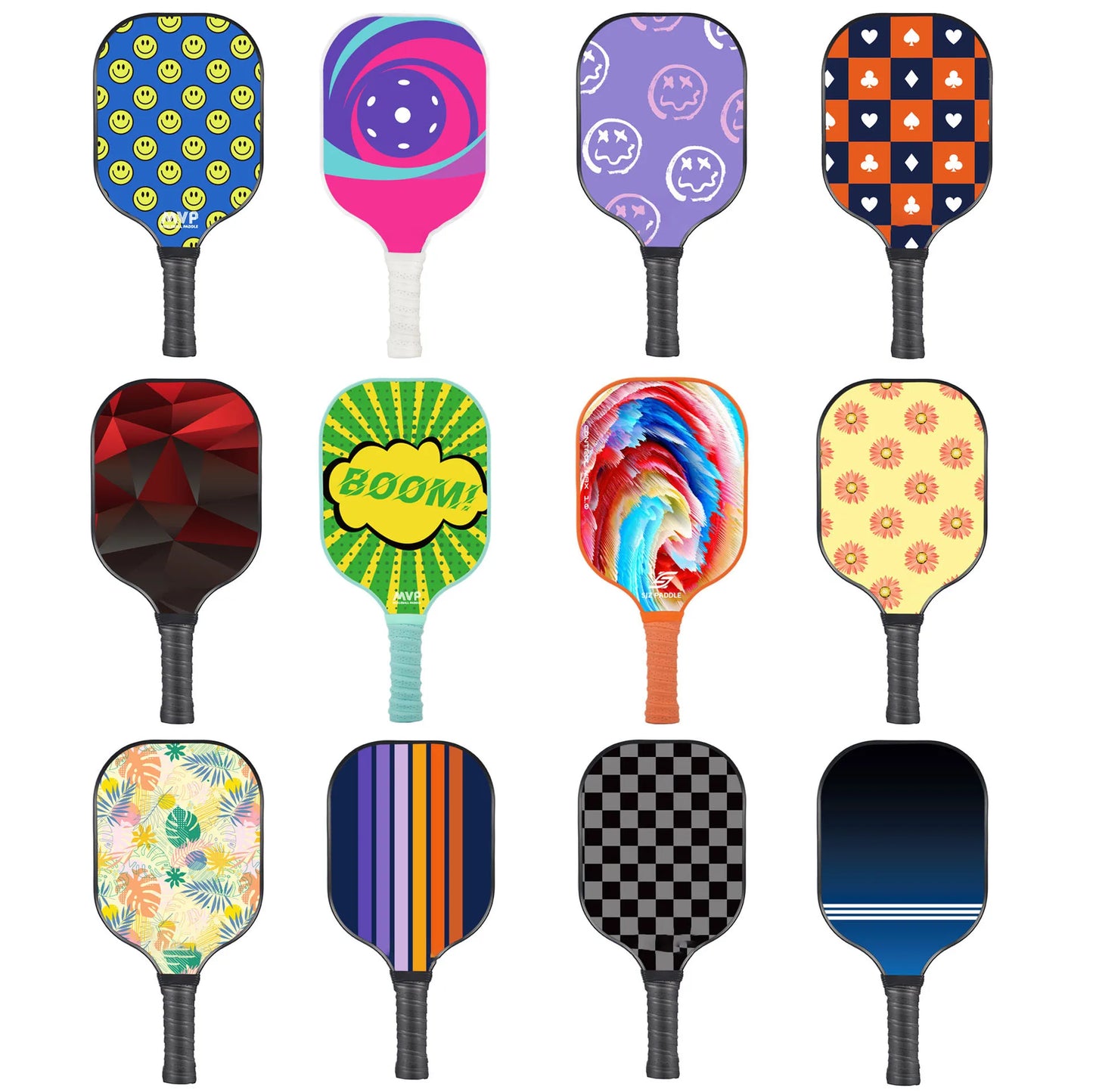 Pickleball Paddle Glass Fiber Carbon Fiber Pickleball Paddle Racket Anti-slip Grip Paddle Pickelball Home Outdoor Sports Tennis