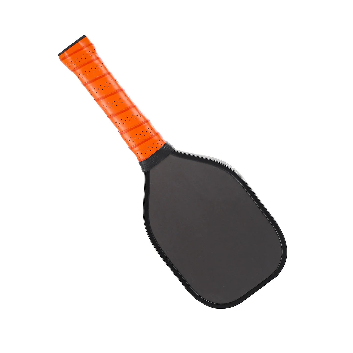 Pickleball Training Paddle USAPA Approved Practice Raw Carbon Fiber Paint Frosted Surface Extra Long Handle 16mm Core Sweet Spot