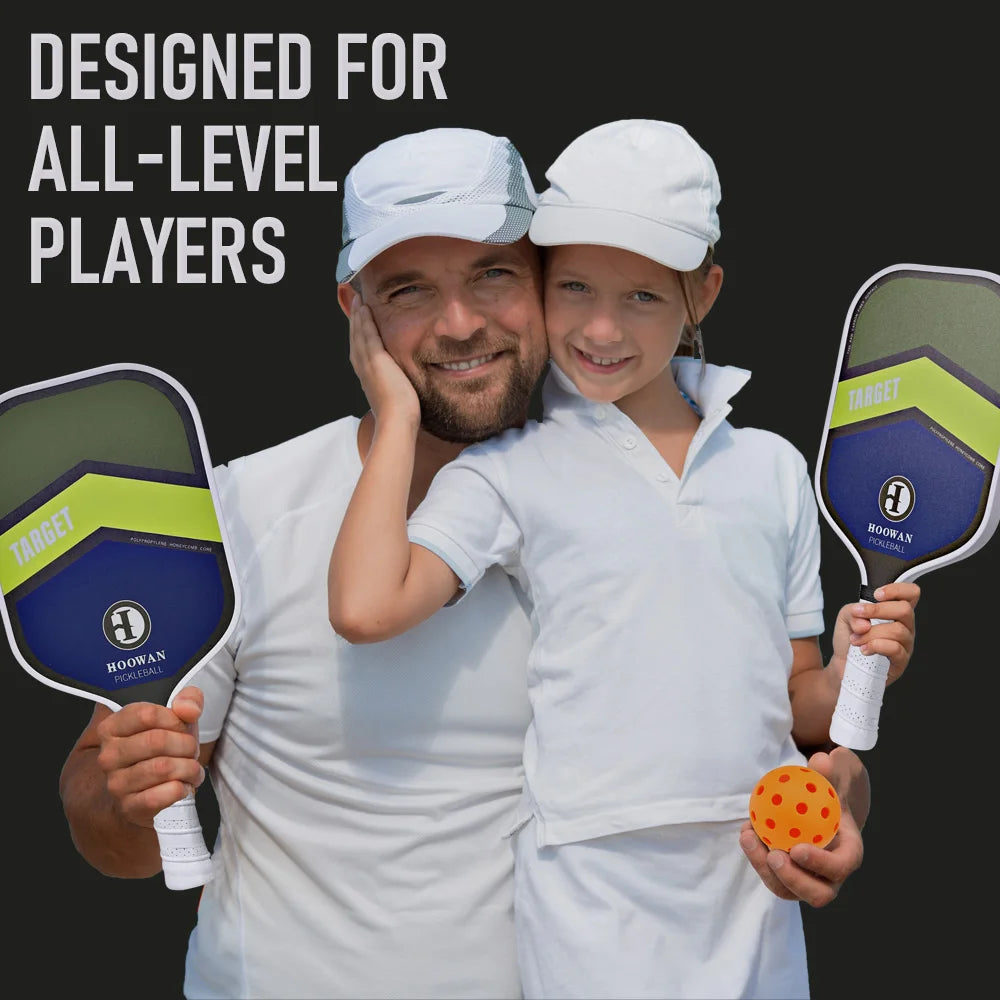 T700 Carbon Fiber Pickleball Paddle Lightweight Elongated Shape Pickle Ball Racket with 16MM Polymer Hexa-Core