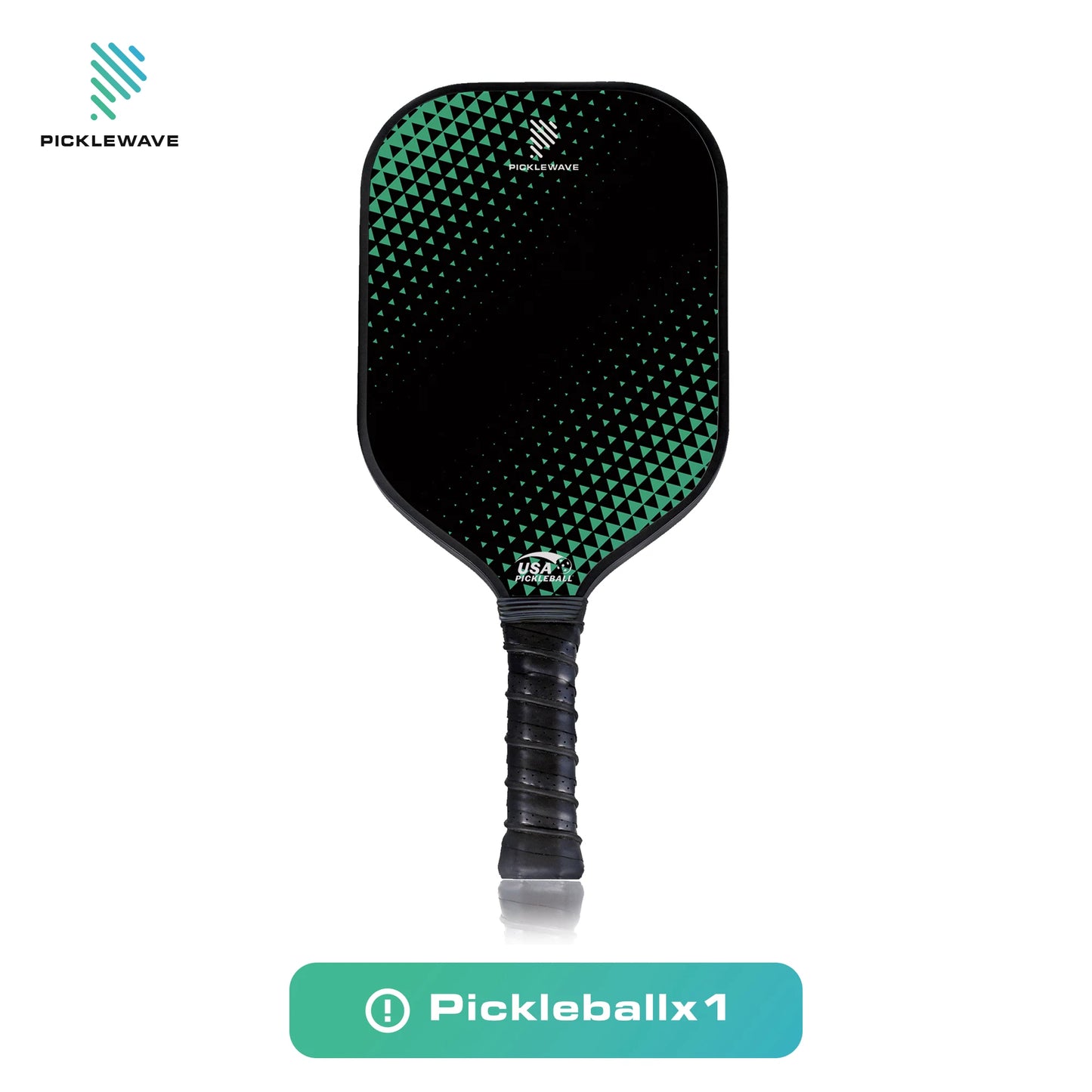 Green Gradual Of Passion USAPA Pickleball Paddle Fiberglass Surface High Grit & Spin Unibody Edgeless Sport Racquet Pickleball