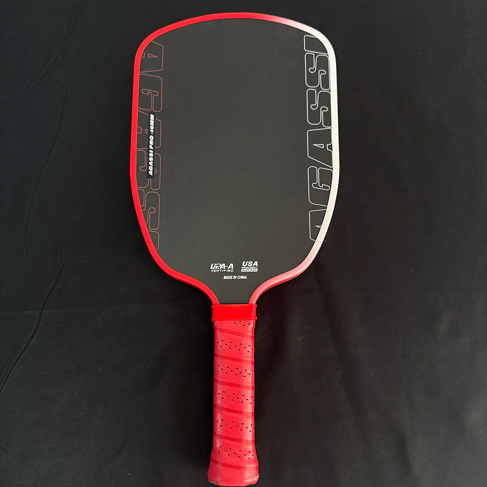 Agassi Pro IV 16mm Pickleball Paddle GEN 4 TFP Foam Core T700 Carbon Fiber Pickleball Rackets Increases Spin & Control