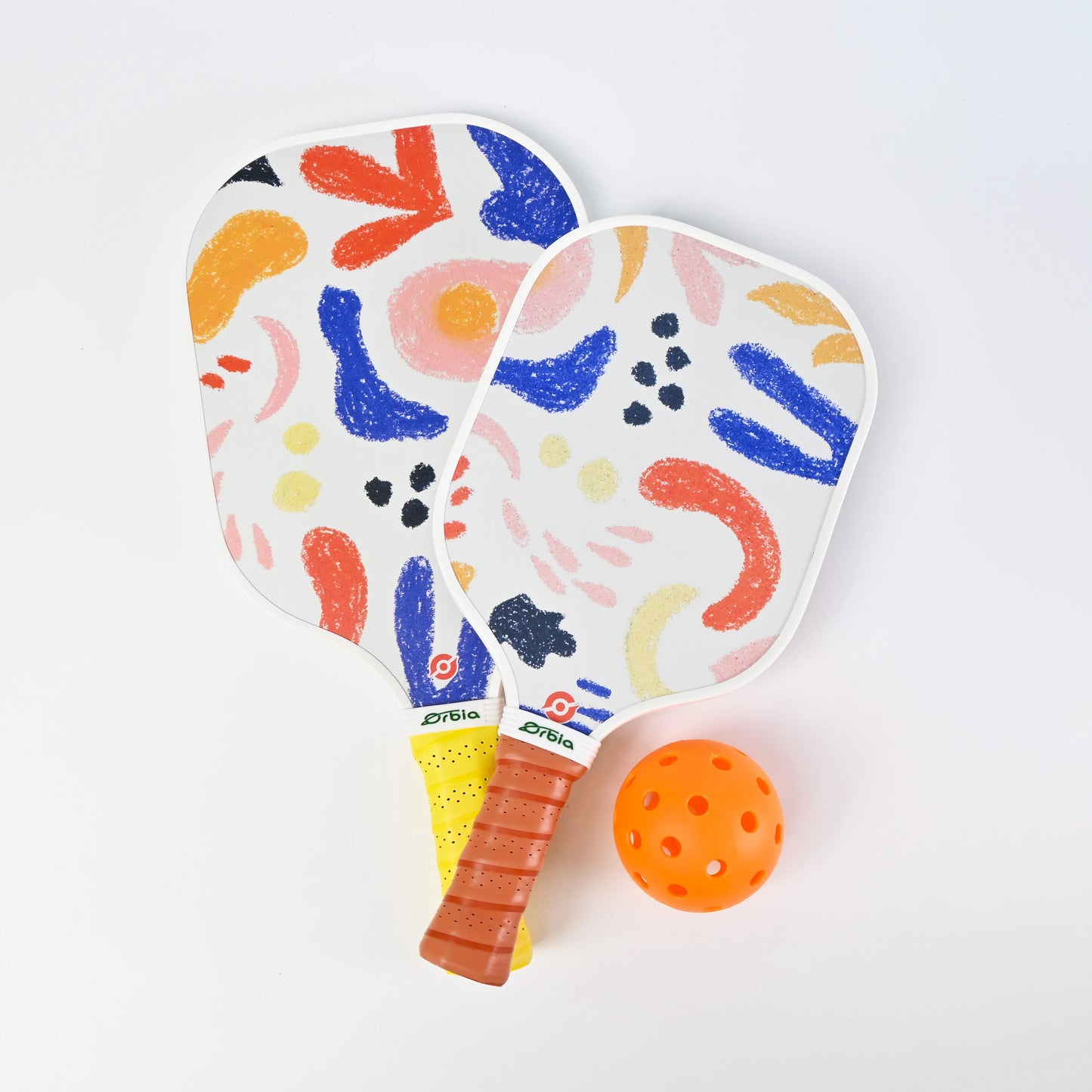 Orbia Family Pickleball Paddle Set – Durable Glass Fiber Design for Kids & Adults | Fun Outdoor Sports Kit