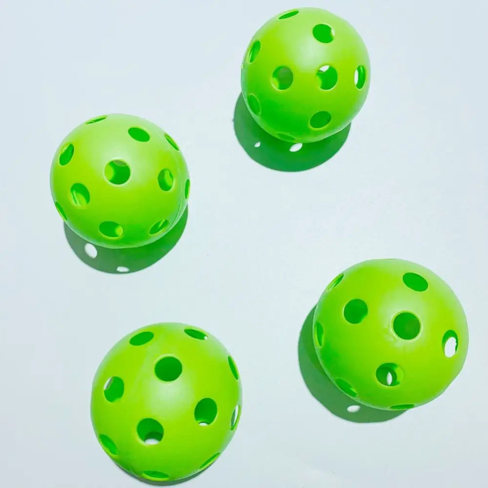 2 Rackets & 4 Pickleballs Pickleball Rackets Set Wooden Pickleball Accessories Pickleball Paddle with Bag Pickleball Racquet