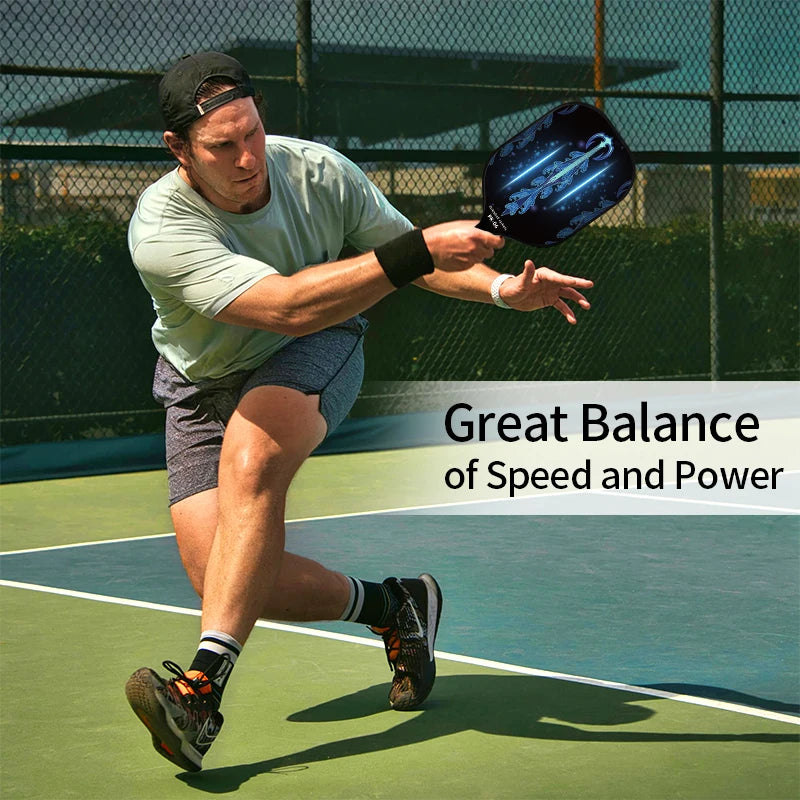 MAOYYE Pickleball Paddle  glass fibre 13MM Enhanced Sweet Spot&Control&Power Anti-slip Grip USAPA Compliant