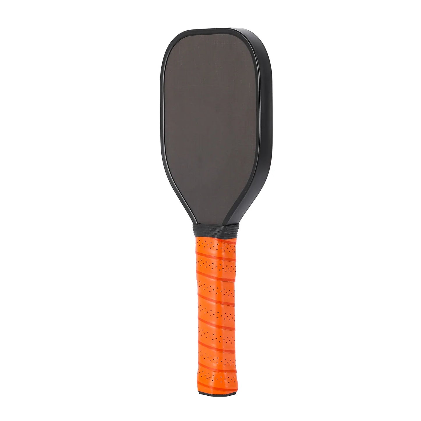 Pickleball Training Paddle USAPA Approved Practice Raw Carbon Fiber Paint Frosted Surface Extra Long Handle 16mm Core Sweet Spot