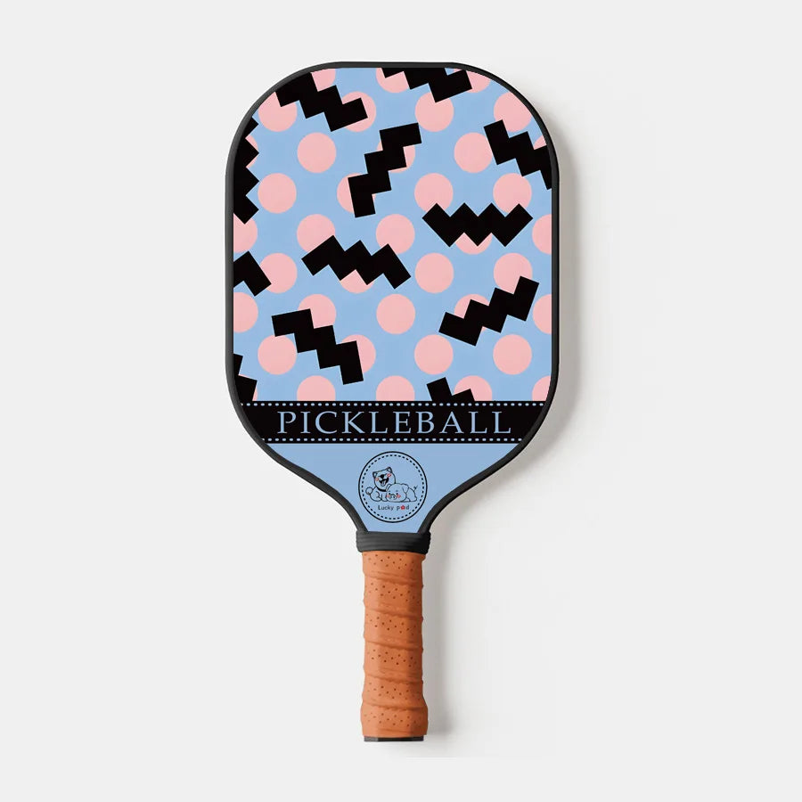 Thermoformed T700 Raw Carbon Fiber Pickleball Paddle Spin Textured Surface With Foam Edge Ergonomic Grip Pickleball Paddle Set