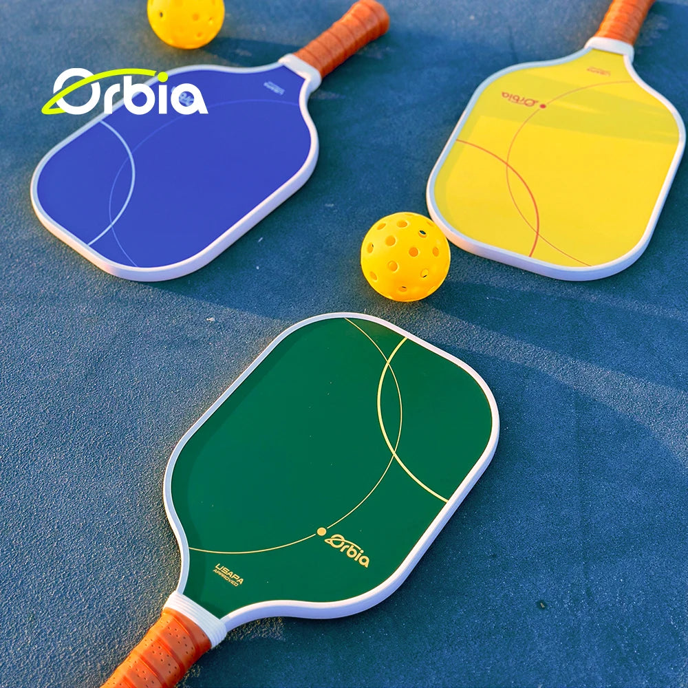 Orbia Pickleball Set – Durable Glass Fiber Paddles with PP Honeycomb Core | Complete Outdoor Play Kit