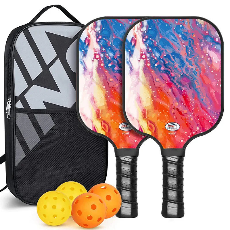 11MM Pickleball Paddle Carbon Fiber Pickleballs for Spin and Control Foam Injected Edges Thermoformed Pickleball EVA Face