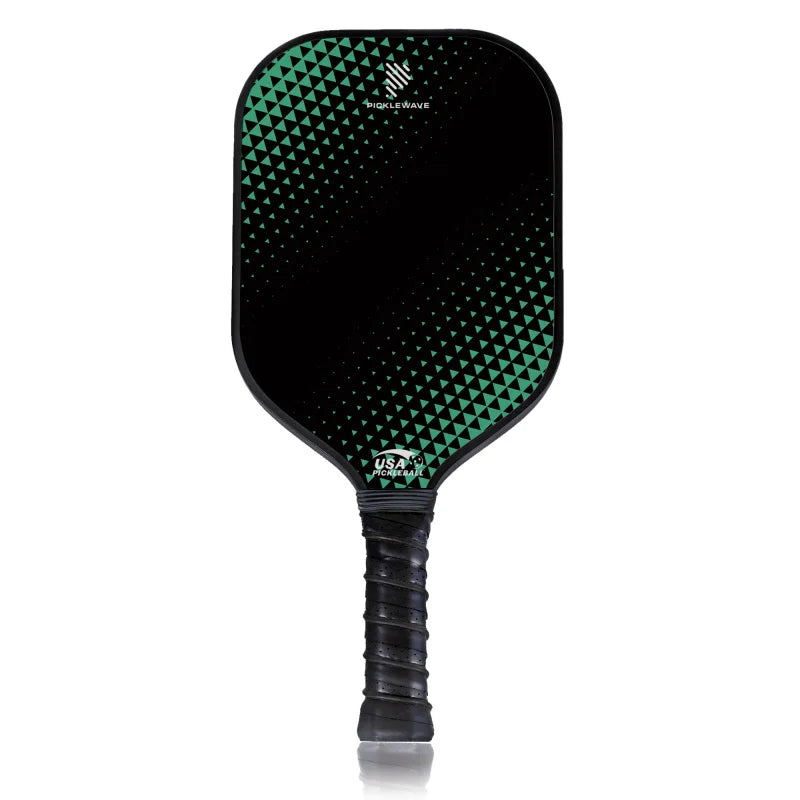 Green Gradual Of Passion USAPA Pickleball Paddle Fiberglass Surface High Grit & Spin Unibody Edgeless Sport Racquet Pickleball