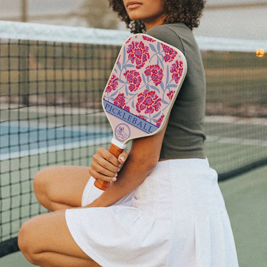 Thermoformed T700 Raw Carbon Fiber Pickleball Paddle Spin Textured Surface With Foam Edge Ergonomic Grip Pickleball Paddle Set